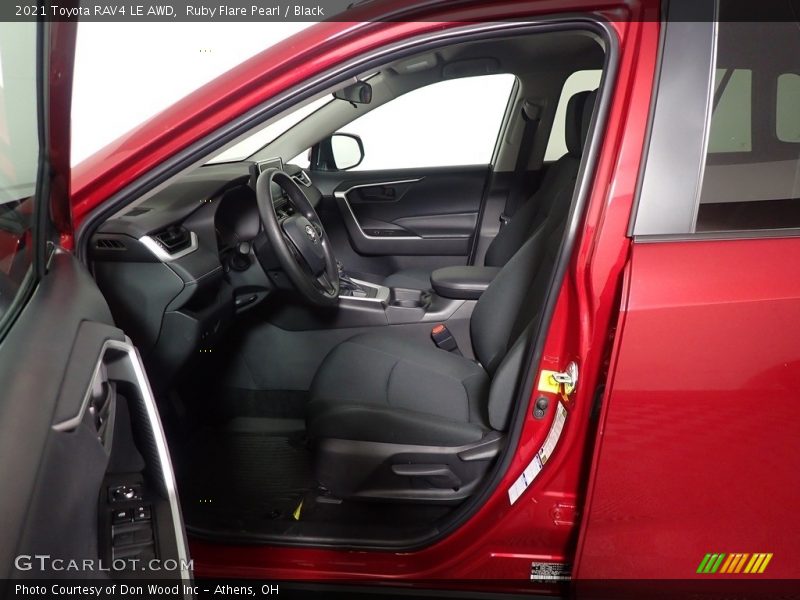 Ruby Flare Pearl / Black 2021 Toyota RAV4 LE AWD
