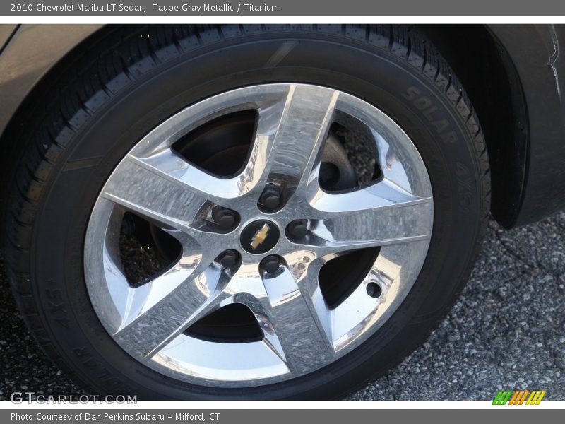 Taupe Gray Metallic / Titanium 2010 Chevrolet Malibu LT Sedan