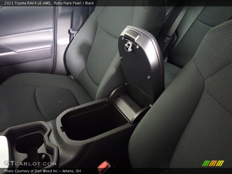 Ruby Flare Pearl / Black 2021 Toyota RAV4 LE AWD