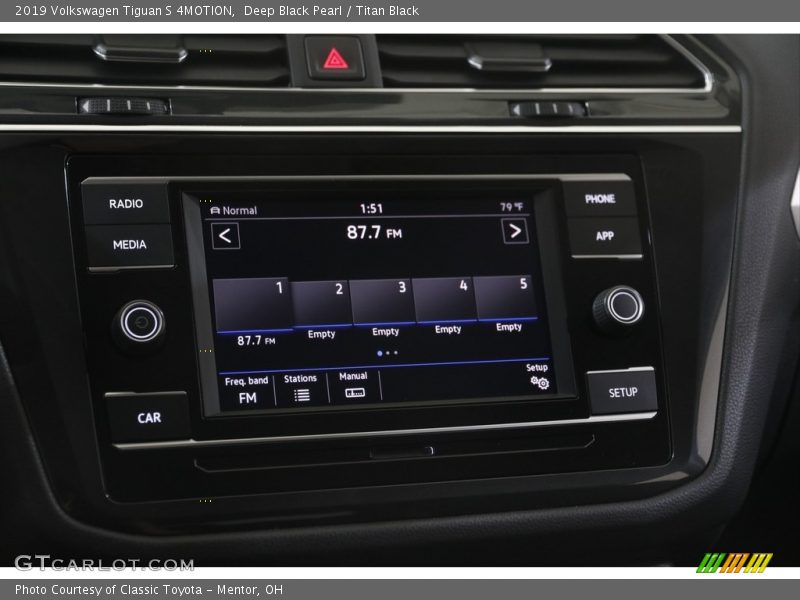 Deep Black Pearl / Titan Black 2019 Volkswagen Tiguan S 4MOTION