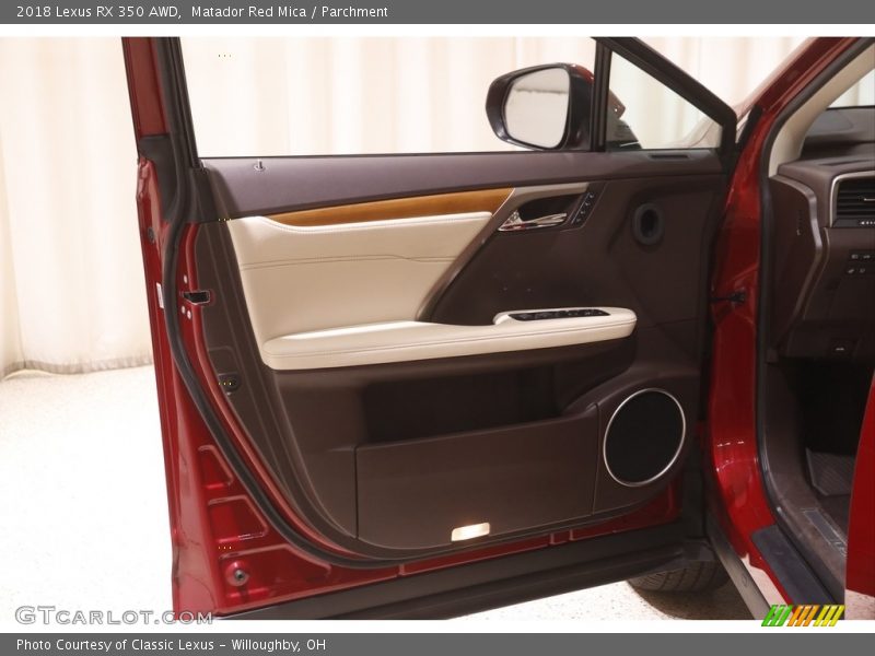 Matador Red Mica / Parchment 2018 Lexus RX 350 AWD