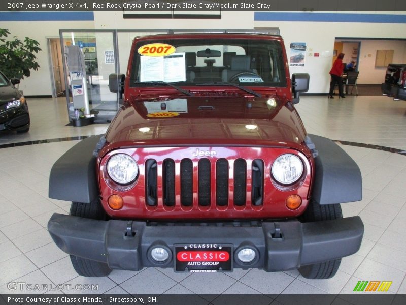 Red Rock Crystal Pearl / Dark Slate Gray/Medium Slate Gray 2007 Jeep Wrangler X 4x4