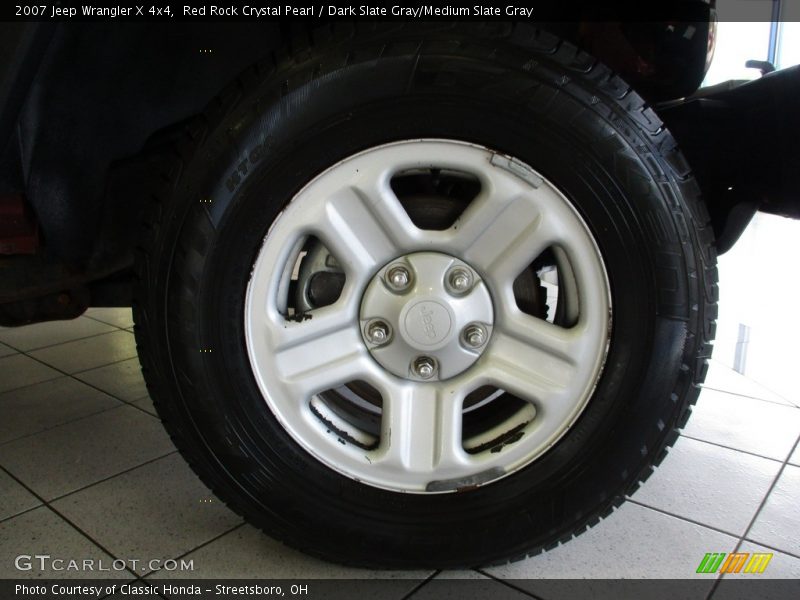 Red Rock Crystal Pearl / Dark Slate Gray/Medium Slate Gray 2007 Jeep Wrangler X 4x4