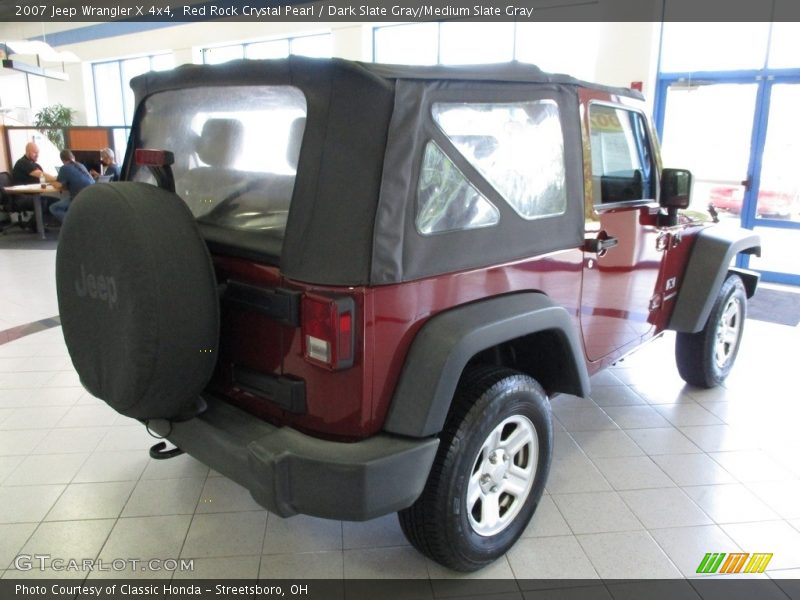 Red Rock Crystal Pearl / Dark Slate Gray/Medium Slate Gray 2007 Jeep Wrangler X 4x4