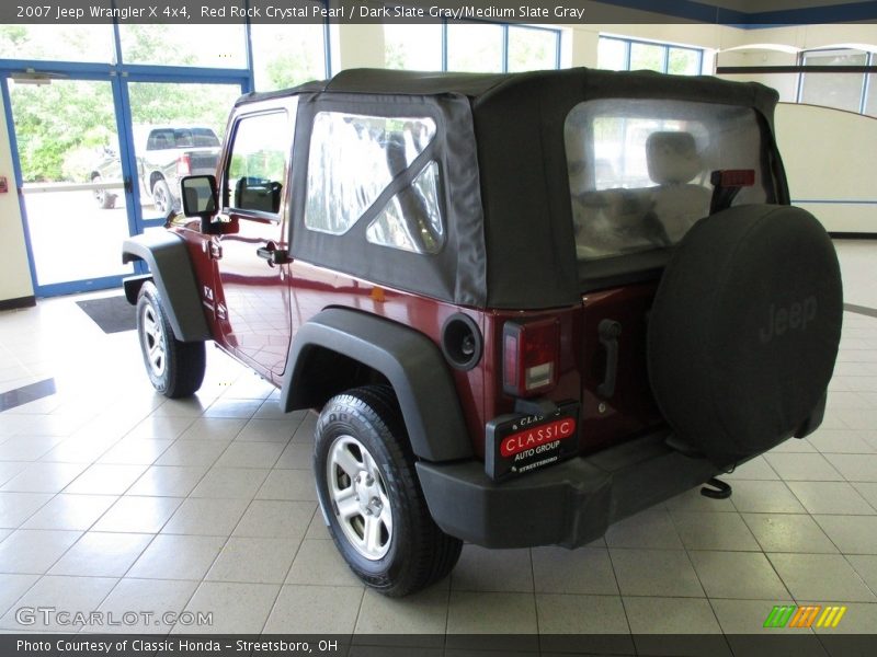 Red Rock Crystal Pearl / Dark Slate Gray/Medium Slate Gray 2007 Jeep Wrangler X 4x4