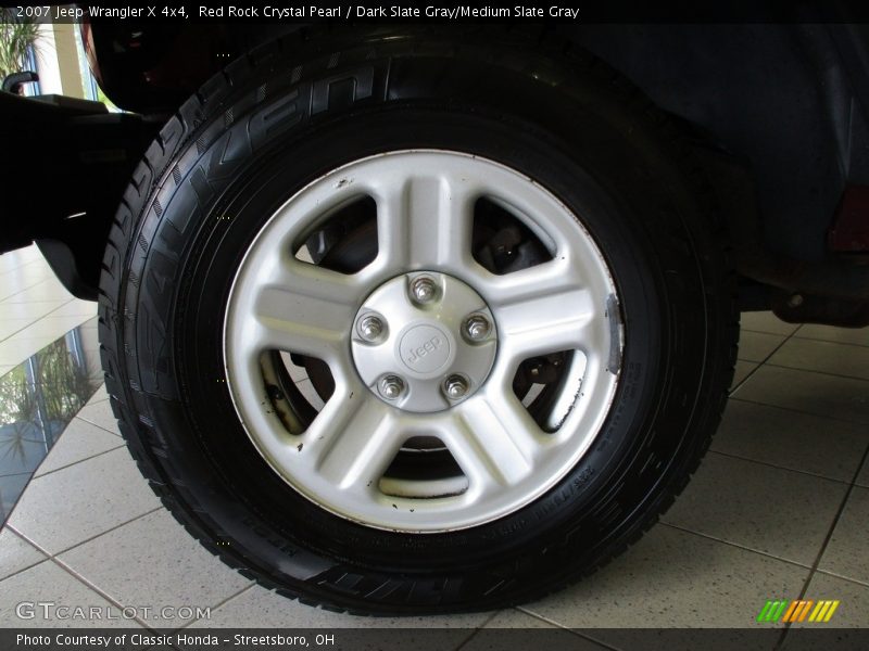 Red Rock Crystal Pearl / Dark Slate Gray/Medium Slate Gray 2007 Jeep Wrangler X 4x4
