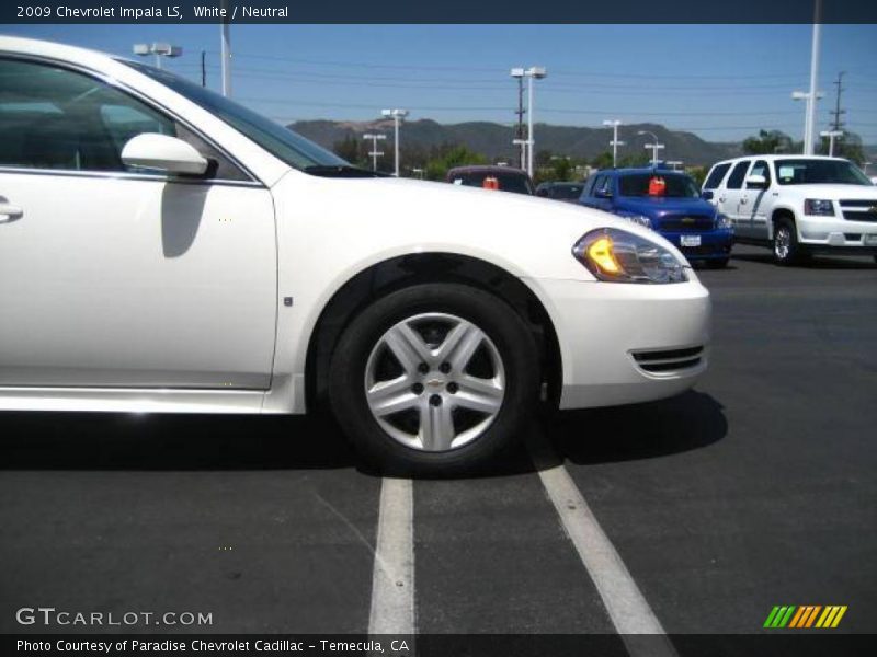 White / Neutral 2009 Chevrolet Impala LS