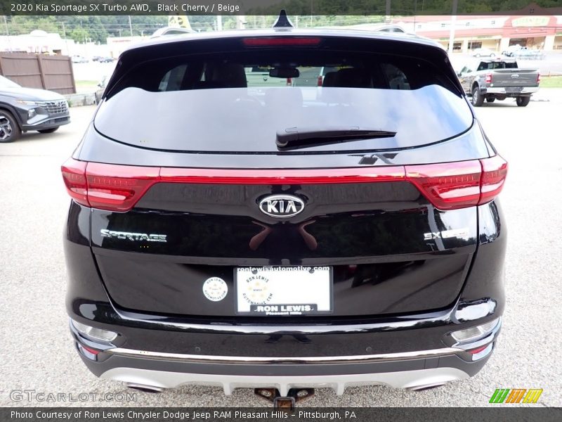 Black Cherry / Beige 2020 Kia Sportage SX Turbo AWD