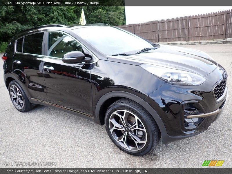 Black Cherry / Beige 2020 Kia Sportage SX Turbo AWD