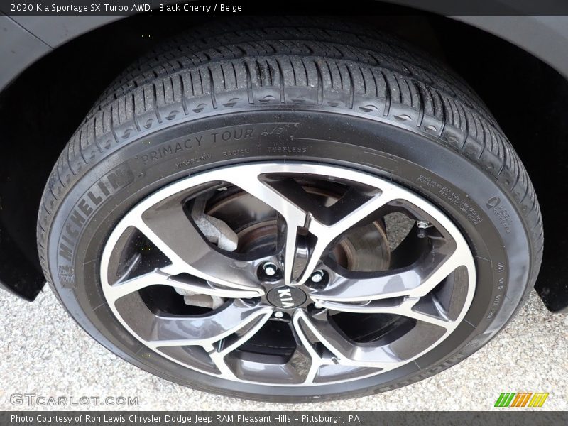 Black Cherry / Beige 2020 Kia Sportage SX Turbo AWD