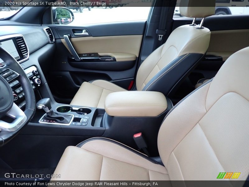 Black Cherry / Beige 2020 Kia Sportage SX Turbo AWD