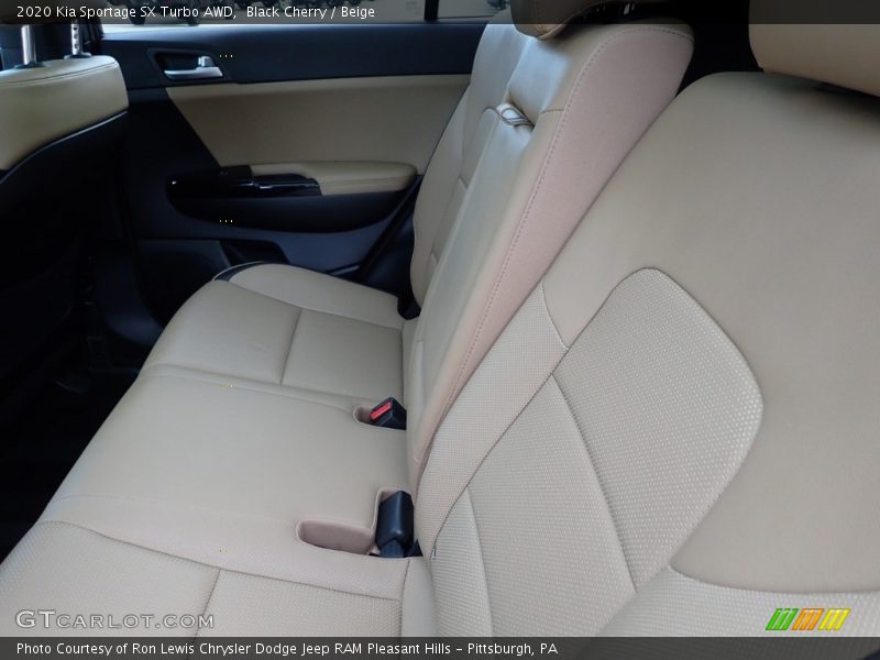 Black Cherry / Beige 2020 Kia Sportage SX Turbo AWD