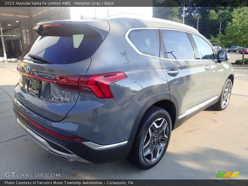 Hampton Gray / Black 2023 Hyundai Santa Fe Limited AWD