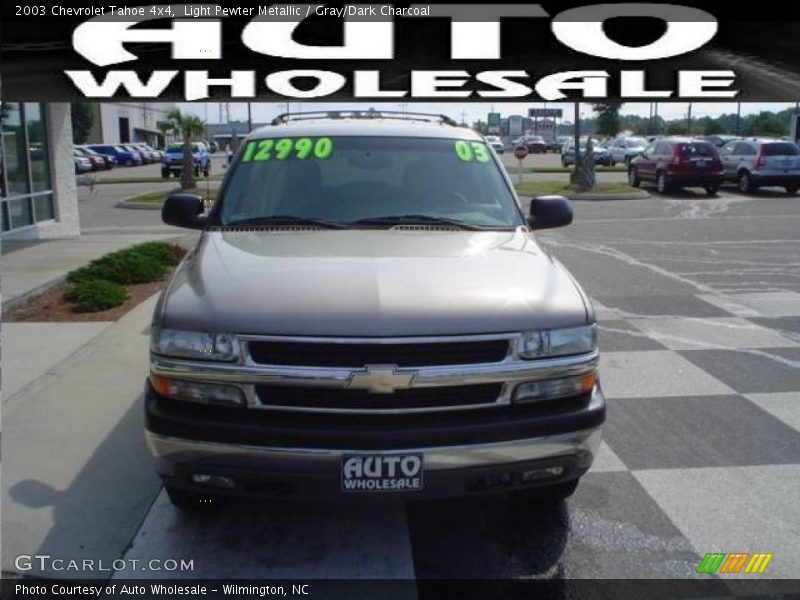 Light Pewter Metallic / Gray/Dark Charcoal 2003 Chevrolet Tahoe 4x4