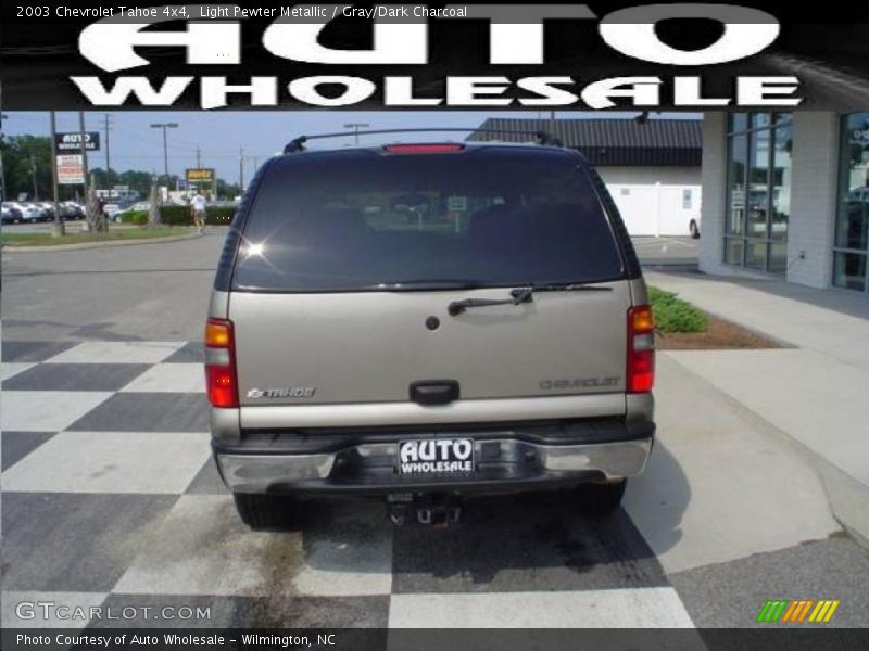Light Pewter Metallic / Gray/Dark Charcoal 2003 Chevrolet Tahoe 4x4