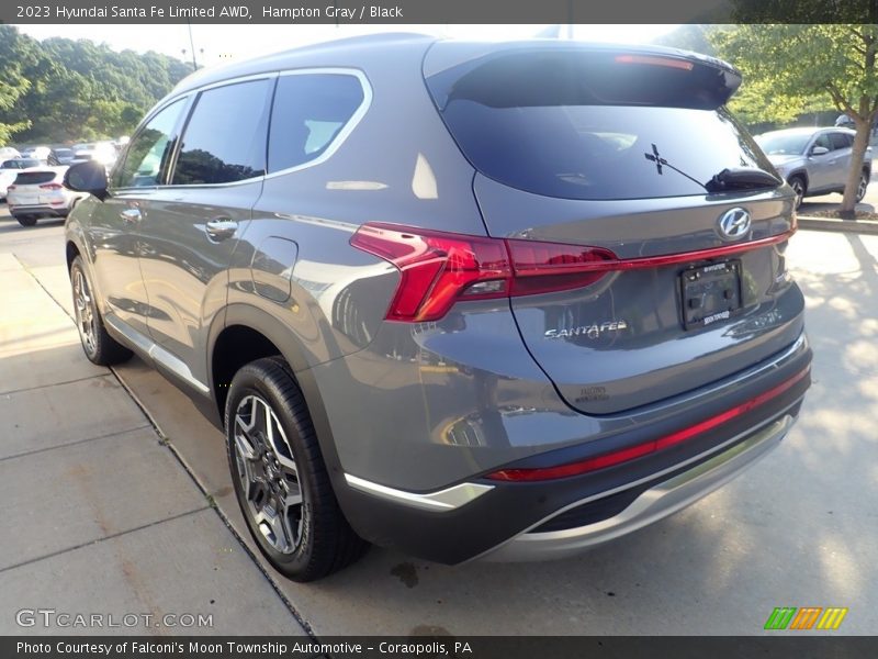 Hampton Gray / Black 2023 Hyundai Santa Fe Limited AWD