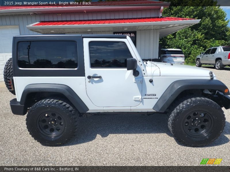 Bright White / Black 2015 Jeep Wrangler Sport 4x4