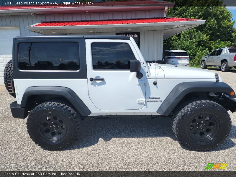 Bright White / Black 2015 Jeep Wrangler Sport 4x4