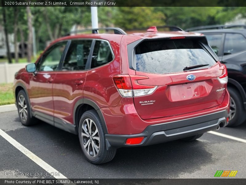 Crimson Red Pearl / Gray 2020 Subaru Forester 2.5i Limited