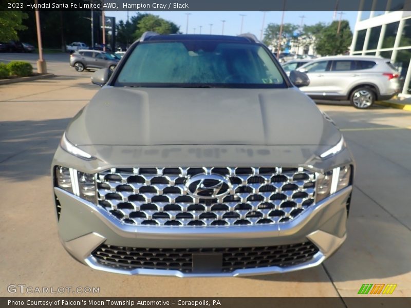 Hampton Gray / Black 2023 Hyundai Santa Fe Limited AWD
