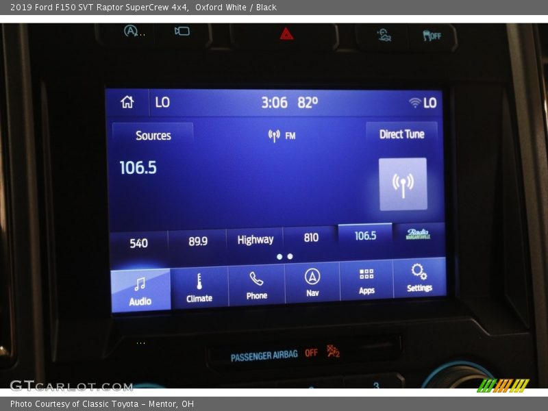 Oxford White / Black 2019 Ford F150 SVT Raptor SuperCrew 4x4