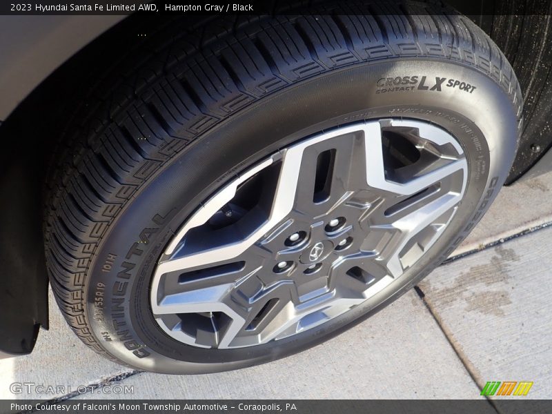 Hampton Gray / Black 2023 Hyundai Santa Fe Limited AWD