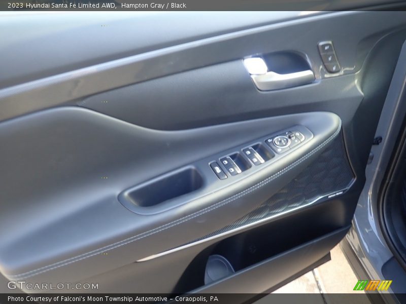 Hampton Gray / Black 2023 Hyundai Santa Fe Limited AWD
