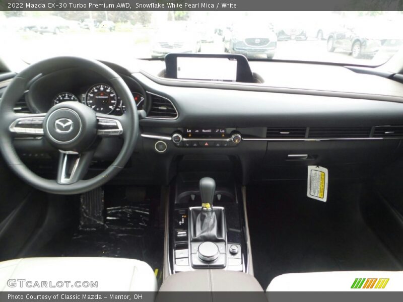Snowflake White Pearl Mica / White 2022 Mazda CX-30 Turbo Premium AWD