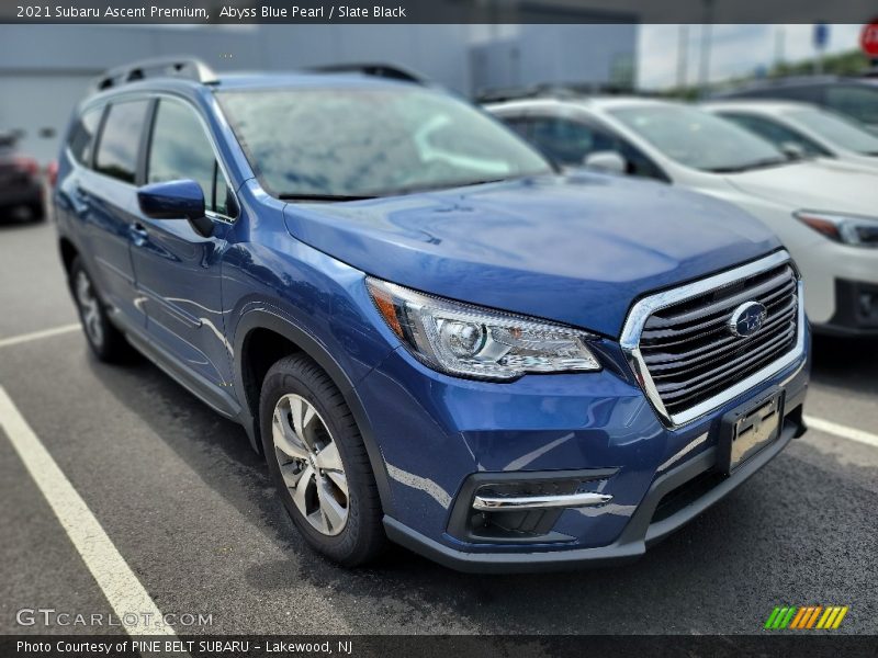 Abyss Blue Pearl / Slate Black 2021 Subaru Ascent Premium