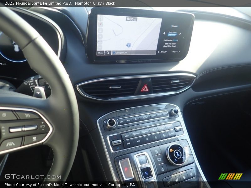 Hampton Gray / Black 2023 Hyundai Santa Fe Limited AWD