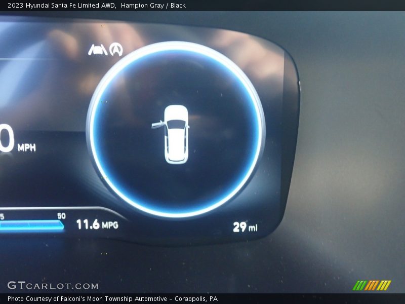 Hampton Gray / Black 2023 Hyundai Santa Fe Limited AWD