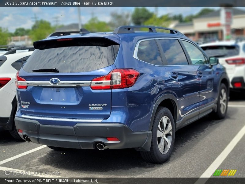 Abyss Blue Pearl / Slate Black 2021 Subaru Ascent Premium