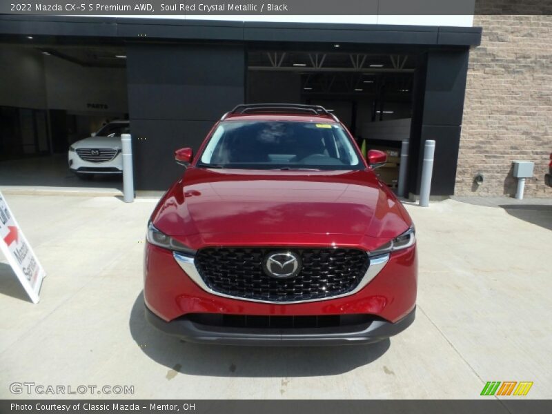Soul Red Crystal Metallic / Black 2022 Mazda CX-5 S Premium AWD