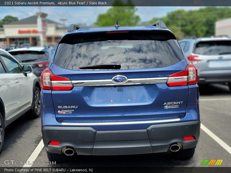 Abyss Blue Pearl / Slate Black 2021 Subaru Ascent Premium