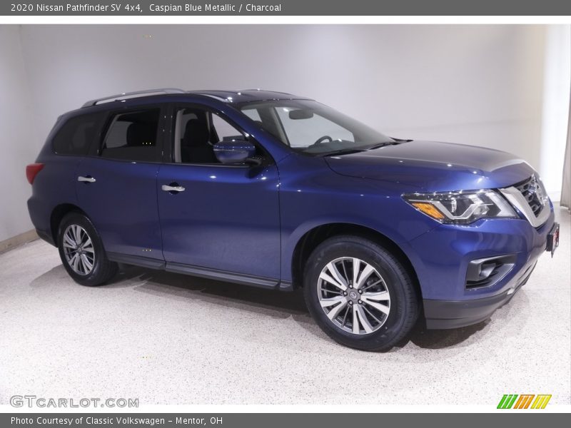 Caspian Blue Metallic / Charcoal 2020 Nissan Pathfinder SV 4x4