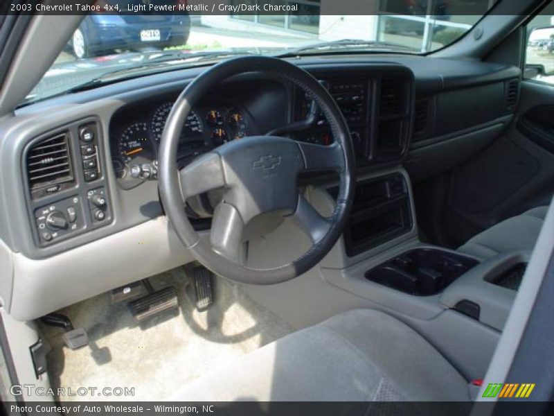 Light Pewter Metallic / Gray/Dark Charcoal 2003 Chevrolet Tahoe 4x4