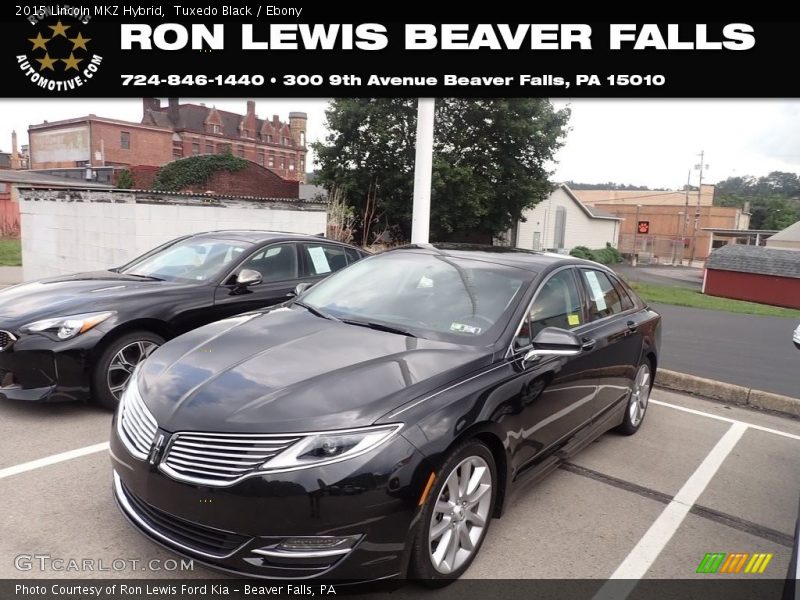 Tuxedo Black / Ebony 2015 Lincoln MKZ Hybrid