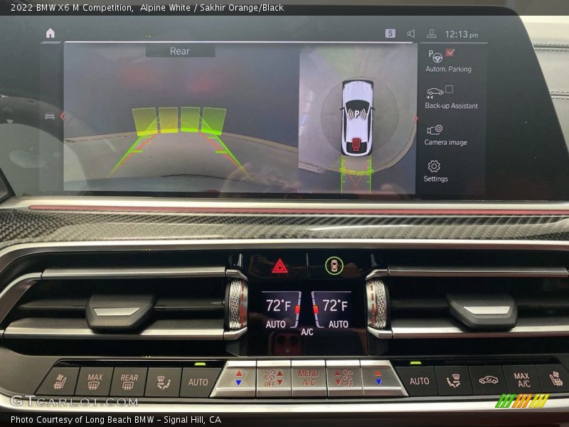 Controls of 2022 X6 M Competition