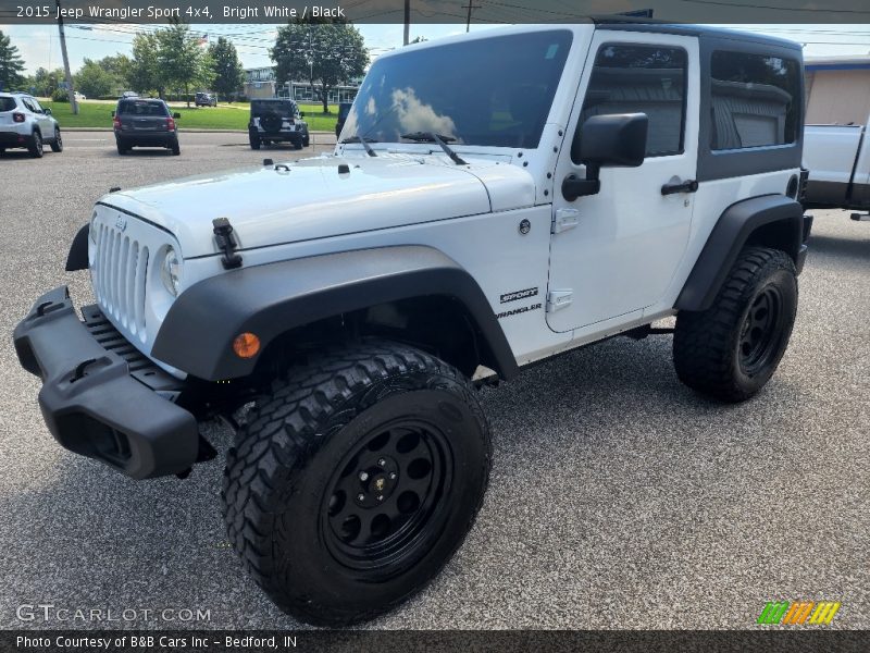 Bright White / Black 2015 Jeep Wrangler Sport 4x4