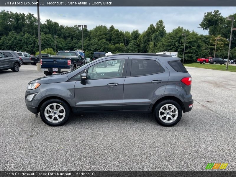 Moondust Silver Metallic / Ebony Black 2019 Ford EcoSport SE