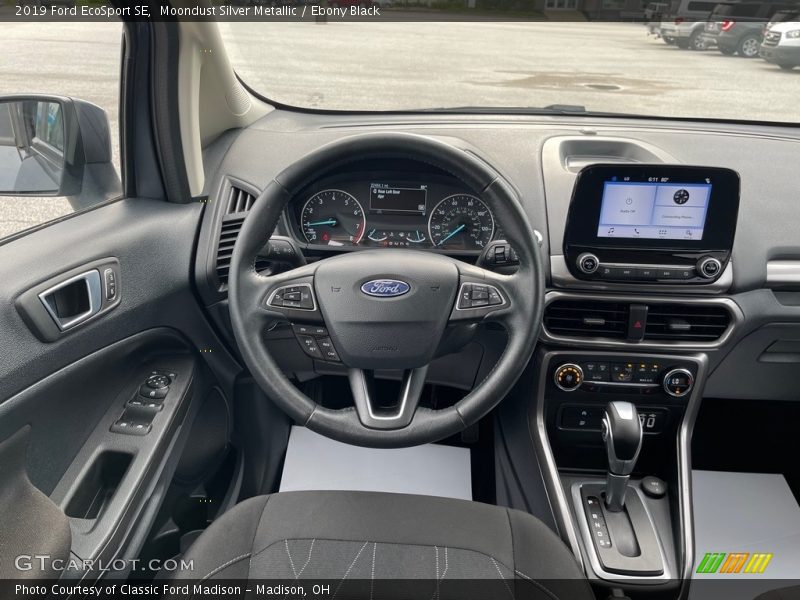 Moondust Silver Metallic / Ebony Black 2019 Ford EcoSport SE