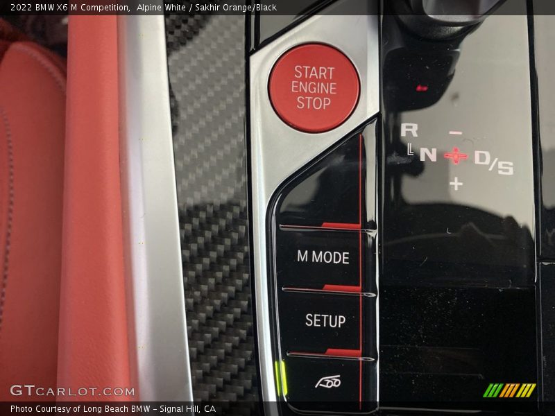 Controls of 2022 X6 M Competition