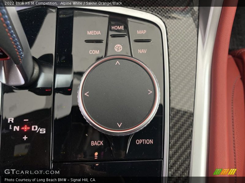 Controls of 2022 X6 M Competition
