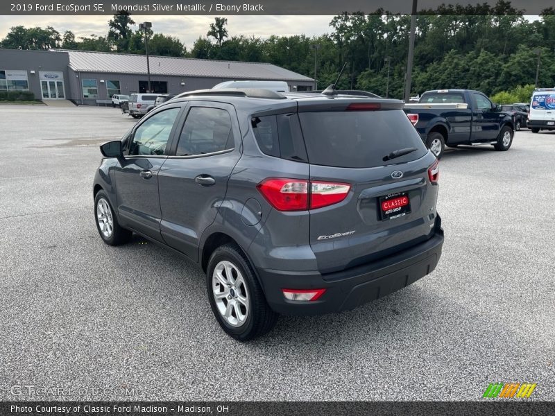 Moondust Silver Metallic / Ebony Black 2019 Ford EcoSport SE
