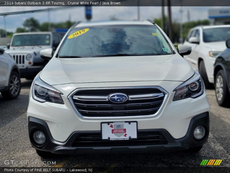 Crystal White Pearl / Java Brown 2019 Subaru Outback 3.6R Touring