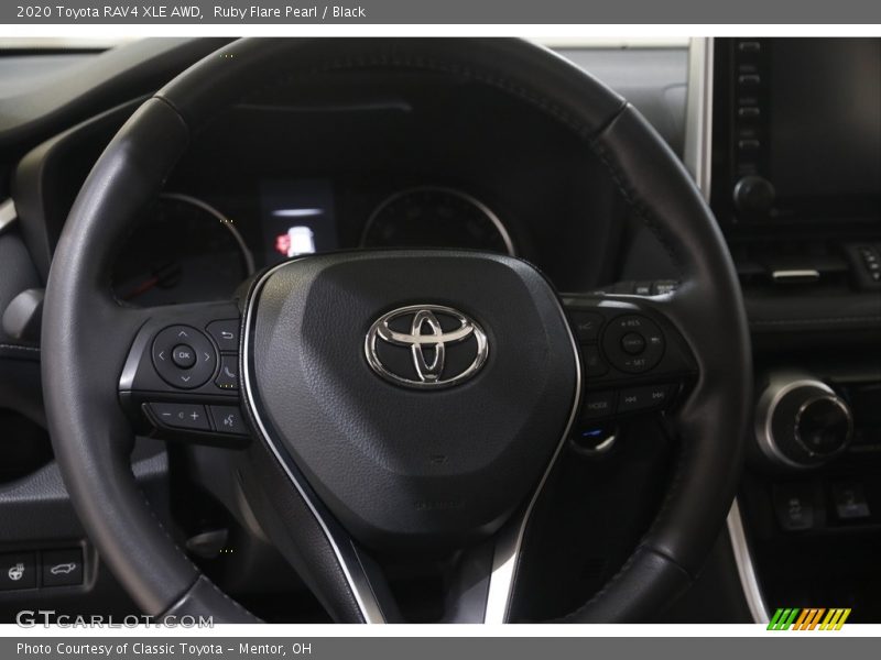 Ruby Flare Pearl / Black 2020 Toyota RAV4 XLE AWD