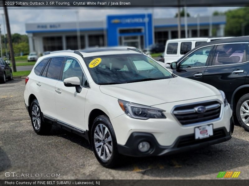 Crystal White Pearl / Java Brown 2019 Subaru Outback 3.6R Touring