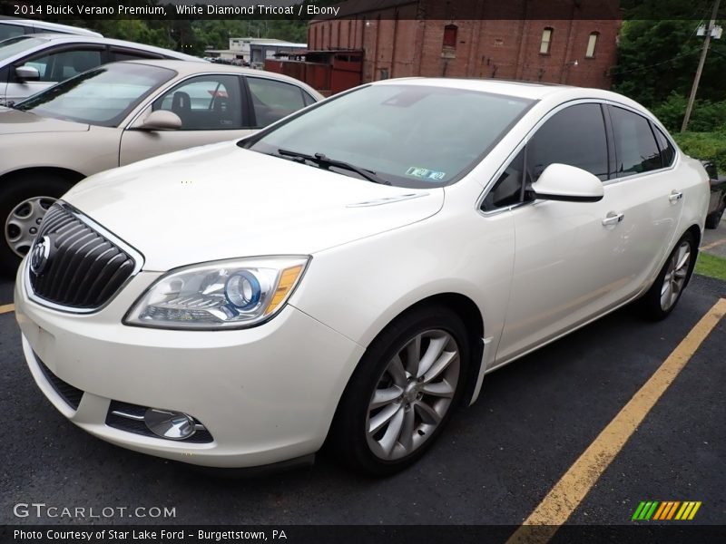 White Diamond Tricoat / Ebony 2014 Buick Verano Premium