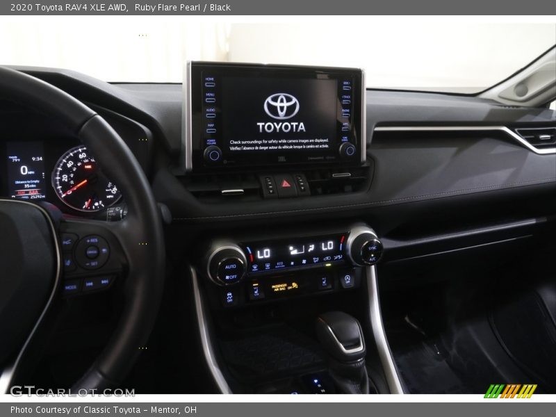 Ruby Flare Pearl / Black 2020 Toyota RAV4 XLE AWD