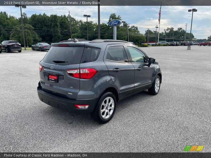 Moondust Silver Metallic / Ebony Black 2019 Ford EcoSport SE